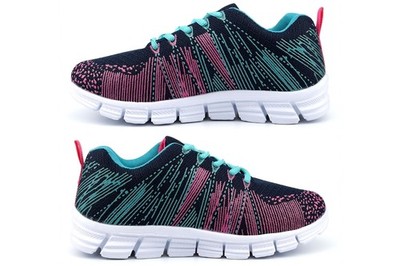 Damen-Sportschuhe Memory Foam leichte Turnschuhe Fitness Freizeit Größe