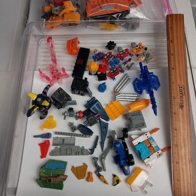 Mixed Lot Misc Parts Transformers, Others BTR, Kre-o, Unidentified Toys Junk