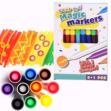 Magic Markers With Colour Changing Ink Paint Art For Kids Birthday Party 10 Pens