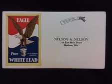 Eagle White Lead Old Dutch Process Paint Ink Blotter S4