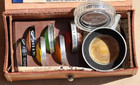 Vintage Tiffen Series 5 Filter Set in Leather Filter Safe Case w/ Rings & Guide — photo 2