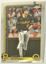 2025 Topps Chrome Update Matt Gorski Rookie Pittsburgh Pirates #USC99