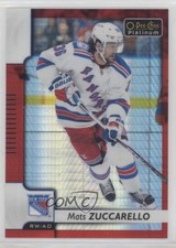 2017-18 O-Pee-Chee Platinum Red Prism 58/199 Mats Zuccarello #82 1t8