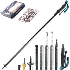 Trekking Pole Tactical Walking Stick, Multifunctional Lightweight Aircraft Alumi