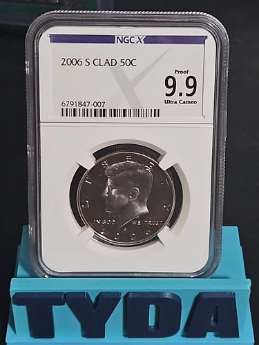 Kennedy Half Dollar 2006 S Clad NGCX 9.9 PF Ultra Cameo NGC