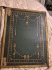 Antique, Ventage Trifold Metal Frame Hanging Shaving Mirror Celluloid Decoration — photo 9