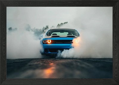 Dodge Challenger SRT Gerahmtes Wandbild Poster Leinwanddruck Bild