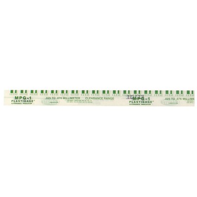 Clevite Bearing Clearance Gauge MPG-1; Plastigage Green .001-.003 in.