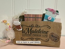 Beautiful Handcrafted La Madeleine French Cafe Coffee Sleeve Mini Junk Journal