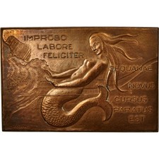 [#494103] France, Medal, Chambre de Commerce de Rouen, 1960, Coeffin, AU, Bro, n