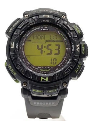 Casio Pro Trek PRG-240-1BJF Tough Solar Triple Sensor Japan Made Watch
