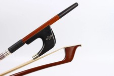3/4 Upright Double Bass Bow Brazil Wood German High Handle Bow Advance Horsehair