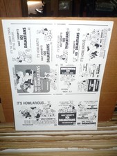101 DALMATIANS, orig uncut 6", 8" and 9" ads Disney animation