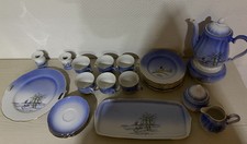 Christineholm Exclusive Edition  Kaffeeservice 26-teilig  Winter Blau Weiss  Ser