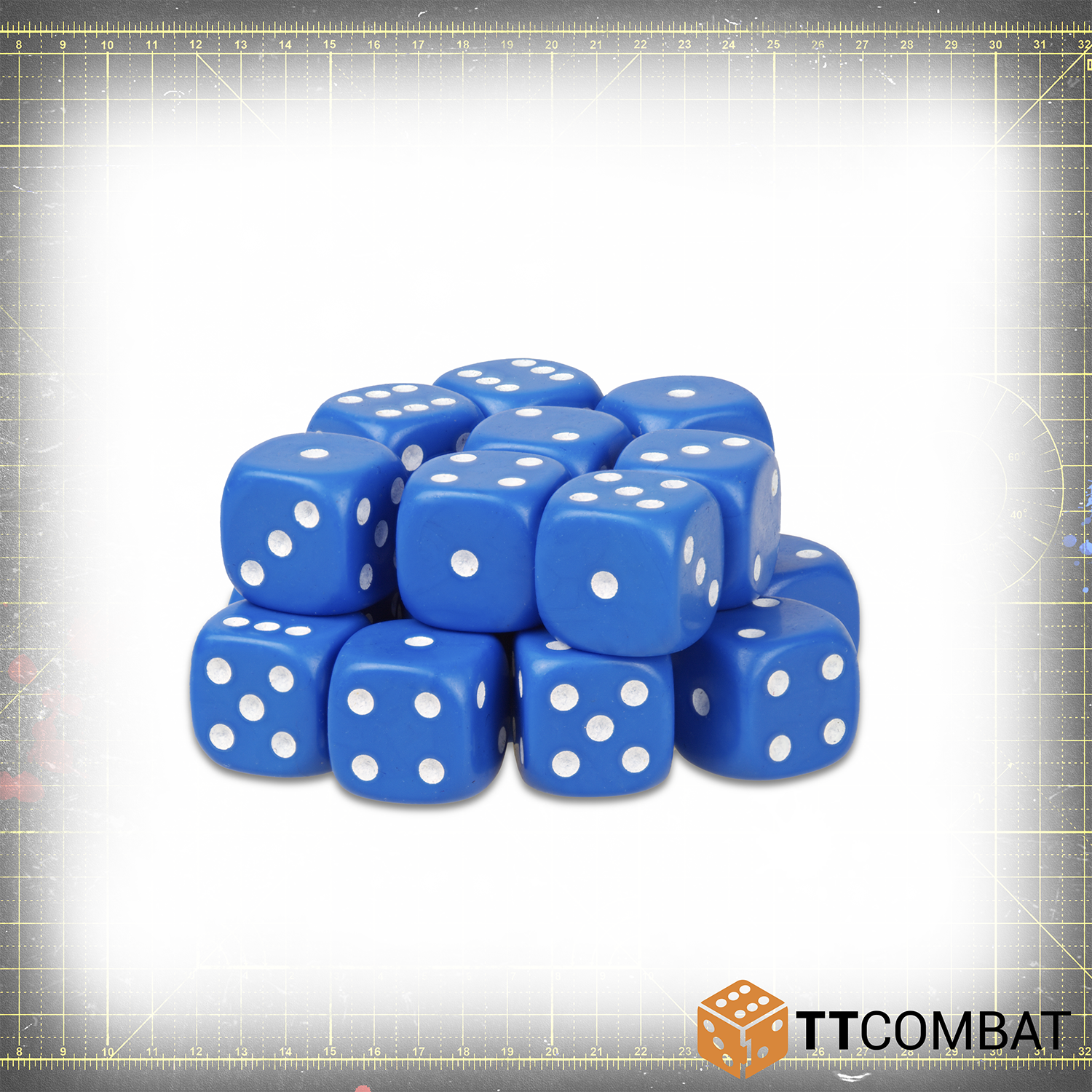TTCombat BNIB Blue D6 Dice (20)
