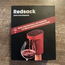 Redsack Wine Dispenser Electric Decanter Aerator Whiskey Pourer Pump WHITE Rare