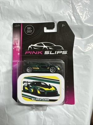 Jada Pink Slips - McLaren Senna Dark Green/Yellow 1/64 Diecast 2024
