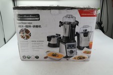 Hamilton Beach Professional Juicer Mixer Grinder Blender Silver Stainless Steel