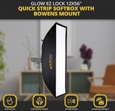 2X EZ Lock 12x 56  Deep Parabolic Quick Softbox, Parabolic Softbox Opens