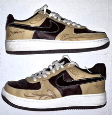 NIKE JORDAN AIR FORCE 1 CHARLIE MARRÓN CON DETALLES BEIGE/BRONCEADO PARA HOMBRE TALLA 8,5 M AF1