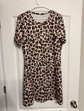 Leopard Print Dress. Size Large. US 8-10