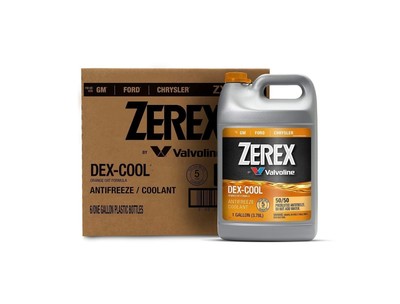 Antifreeze Coolant DEX-Cool 50/50 - OAT, 1 Gal, Case of 6