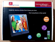 New PixStar FotoConnect Digital Photo Frame SEALED XD WiFi 10" 1024 x 768 8 GB