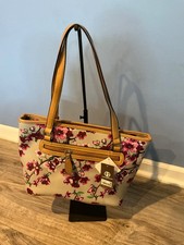 NWT Giani Bernini Cherry Blossom Saffiano Tot...