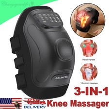3-in-1 Cordless Knee Massager with Heat Vibration Red Light Therapy Pain Relief