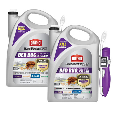 Ortho Home Defense Max Bed Bug, Flea & Tick Killer with Comfort Wand, 1 gal. - 2