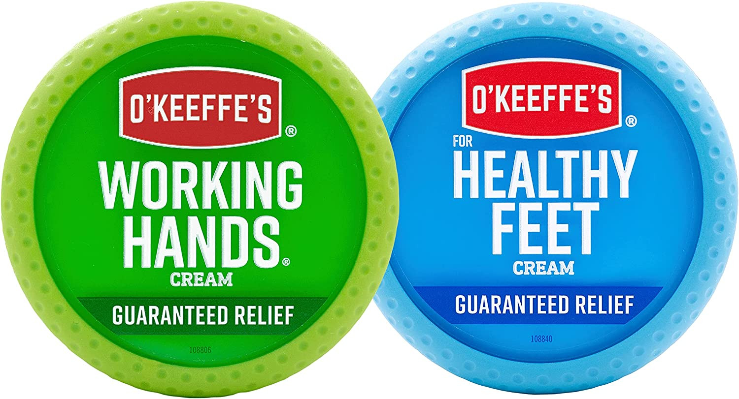 (3.4 Oz Jar) And Healthy Feet Foot Cream (3.2 Oz Jar) -