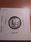 1944 Mercury Dime and a 1945-S Silver Nickel. Below Melt Value — photo 1