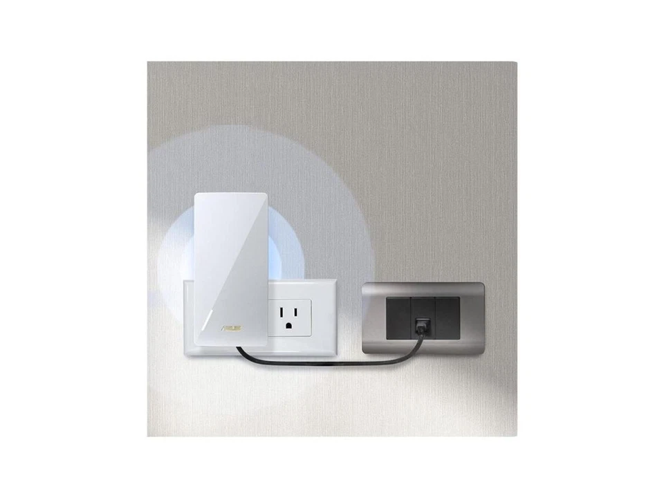 ASUS RP-AX58 AX3000 Dual-band WiFi 6 (802.11ax) Range Extender/ AiMesh Extender - Image 2 of 4
