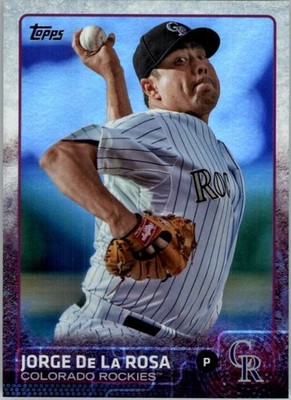 A6220- 2015 Topps Baseball Assortierte Einsatzkarten 4 -Du Wählst- NM-MT