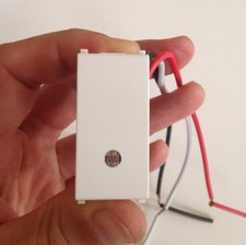 Interruttore crepuscolare modulare incasso 220 230 V Gewiss System bianco