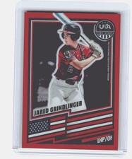 2026 Panini Stars and Stripes Prizm Jared Grindlinger #87 Red /399