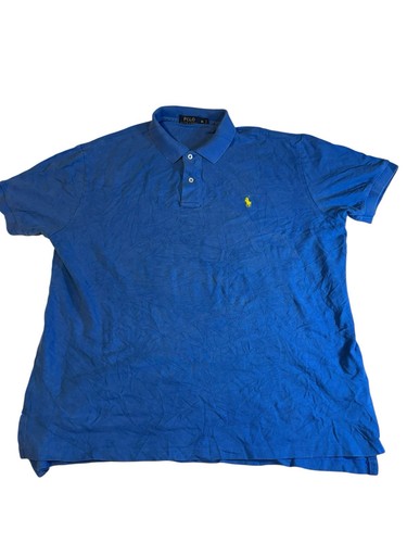 Polo Ralph Lauren, Polo Vintage, Taglia: XL, CLASSIC FIT, Blu, Stampa, Uomo A4 - Foto 1 di 4