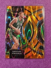 2023-24 Panini Select - Premier Kristaps Porzingis #139 Orange Tectonic Prizm