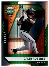 2021 Caleb Roberts Panini Elite Extra Edition Green 496/499