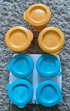 Tommee Tippee Freezer Pots With Tray And Snack Pots With Lid