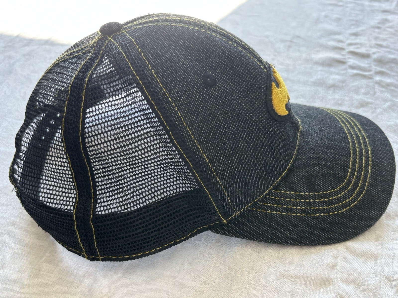 Superman Baseball Cap Hat Six Flags Embroidered L… - image 9