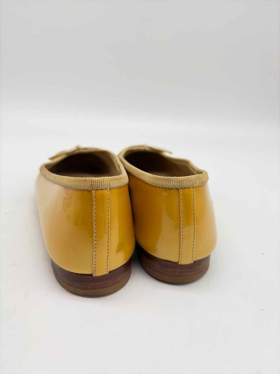 Chanel Yellow Size 36 Slip On Flats | eBay