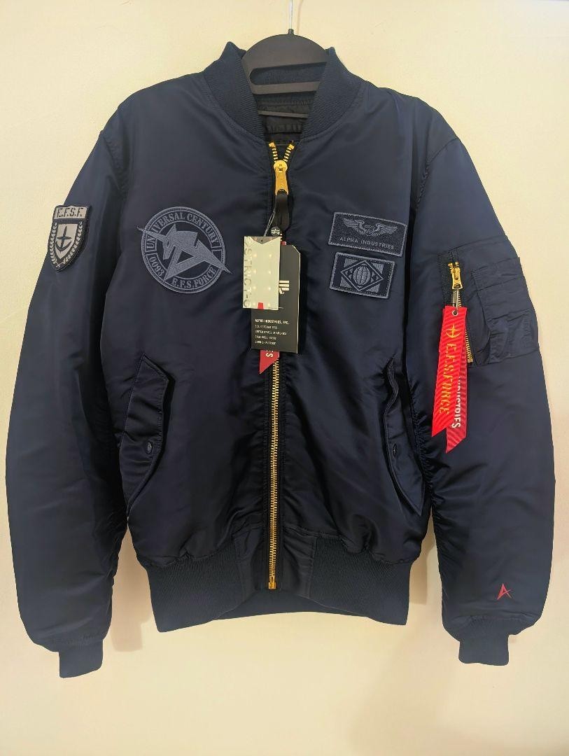 STRICT-G x ALPHA INDUSTRIES Gundam MA-1 Jacket Amuro Ray