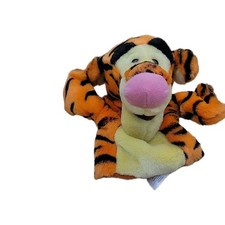 Vintage Winnie the Pooh Tigger Plush Hand Puppet Character Toy Mattel DV