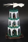 Old Tin Pyramid, Erzgebirge Wooden Figures, Very Decorative DDR