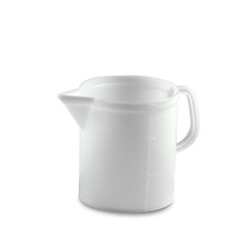 Stefanplast, caraffa dosatrice 2 litri neutra, con beccuccio antigoccia