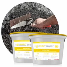 50 kg Kaltasphalt 0-5 mm EASYPHALT BASIC Reparaturasphalt Asphalt Kaltmischgut