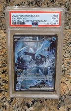 2025 POKEMON BLK EN-BLACK BOLT SPECIAL ILLUSTRATION RARE #165 KYUREM EX PSA 9 on eBay