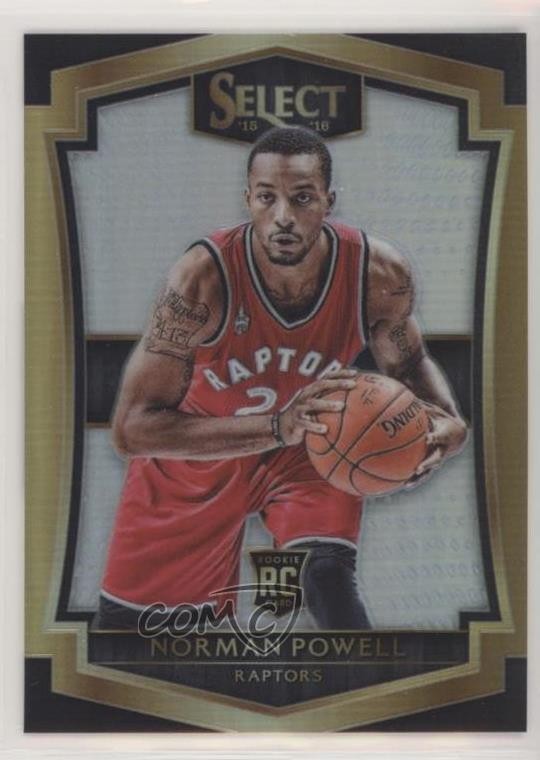 2015 Panini Select Premier Level Silver Prizm Norman Powell #138 Rookie RC 1e6a