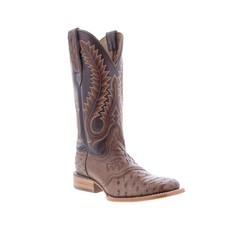 Durango Premium Exotic Full Quill Ostrich Herren Braun Leder Stiefel 41